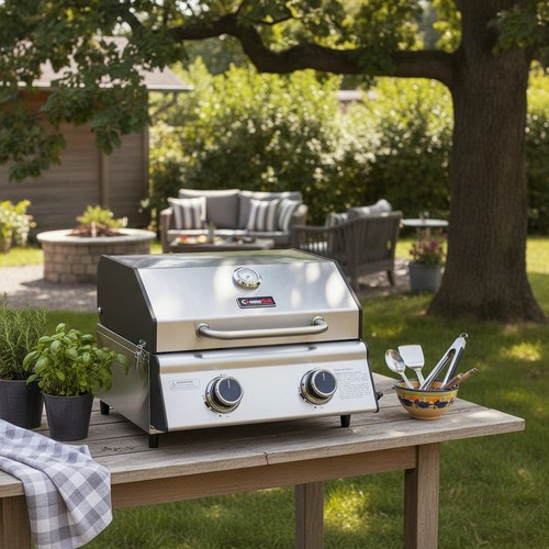 Stainless steel burner gas - 2,