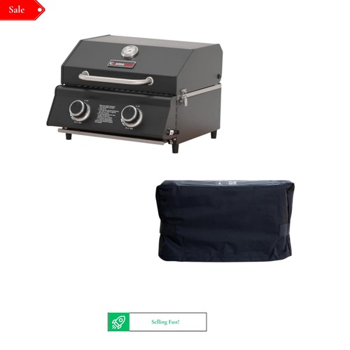 Black burner gas - bbq, with